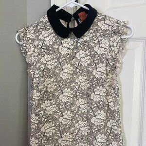 Zara Lace Shirt with Collar